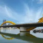 rong bridge in da nang city