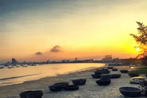 sunset at non nuoc beach 1024x683